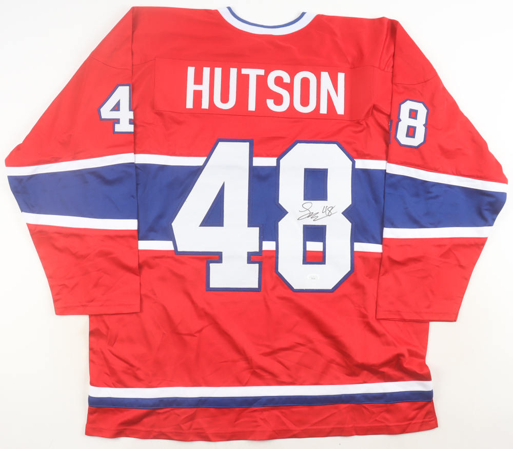 Lane Hutson Signed Jersey (JSA) at PristineAuction.com Lane Hutson Signed Jersey (JSA) at PristineAuction.com