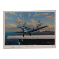 Reade F. Tilley Signed 'Stung By The Wasp' 11.5x16 Lithograph (AIV) at PristineAuction.com