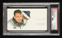 Robert  White Signed Cut With Portrait X-15 Pilot (PSA) at PristineAuction.com