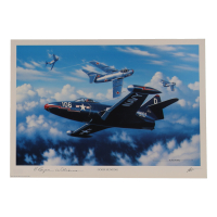 Royce Williams Signed 'Good Hunting' 11.5x16 Lithograph (AIV) at PristineAuction.com