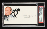 Robert Gilliland Signed Cut With Portrait SR-71 Blackbird Pilot (PSA) at PristineAuction.com