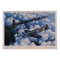 Johnnie Johnson Signed 'Canadian Heroes' 11.5x16 Lithograph (AIV) at PristineAuction.com