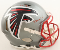 Kyle Pitts Signed Falcons Full-Size Authentic On-Field Speed Helmet Inscribed "Dirty Bird!" (Beckett) at PristineAuction.com