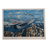 F-106 Delta Dart Pilots John Kane & Chuck Townsend Signed "Cold War Encounter" 11.5x16 Lithograph (AIV) at PristineAuction.com