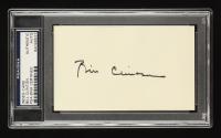 Bill Clinton Signed Index Card (PSA) 42nd President of the United States at PristineAuction.com