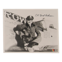 CE "Bud" Anderson Signed 8x10 Photo WWII P-51 Mustang Ace "Old Crow" (AIV) at PristineAuction.com