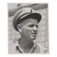 Tom Blackburn Signed 8x10 Photo WWII Navy F4U Ace (AIV) VF-17 Jolly Rogers at PristineAuction.com