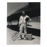 Kenneth Collins Signed 8x10 Photo SR-71 Blackbird Pilot & A-12 Oxcart Pilot at PristineAuction.com