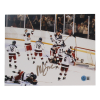 Mike Eruzione Signed Miracle on Ice 8x10 Photo (Beckett) at PristineAuction.com