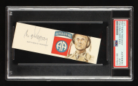 Matthew Ridgway Signed Cut Signature with Portrait (PSA) WWII 82nd Airborne General at PristineAuction.com