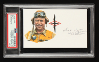 Stanley "Swede" Vejtasa Signed Cut with Portrait WWII Navy Ace (PSA) at PristineAuction.com