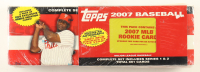 2007 Topps Complete Factory Set Of (661) Baseball Cards at PristineAuction.com