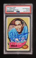 O. J. Simpson Signed 1970 Topps #90 RC Inscribed "The Juice" (PSA) at PristineAuction.com