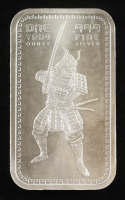Samurai Warrior 1oz .999 Fine Silver Bullion Bar at PristineAuction.com