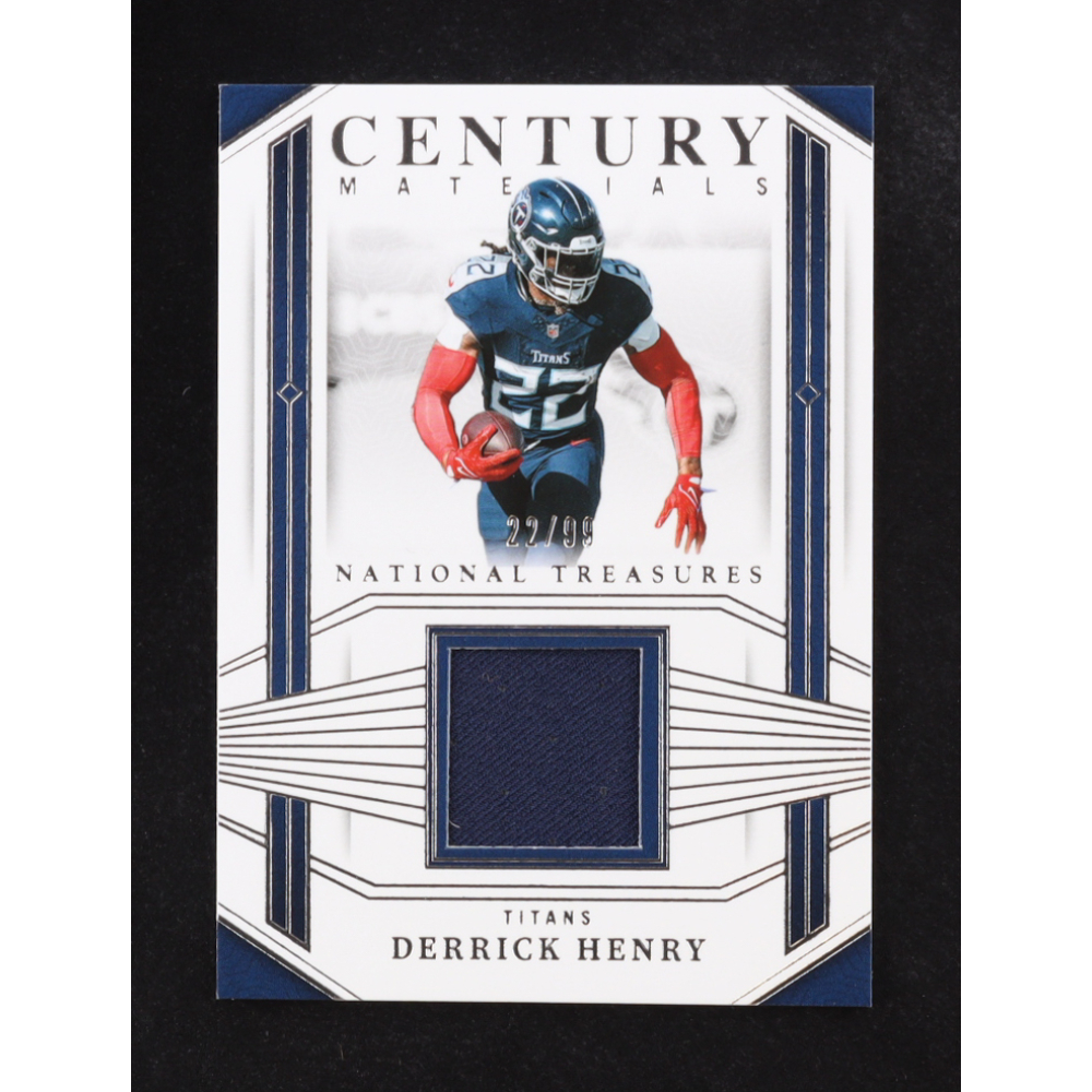 Derrick Henry 2023 Panini National Treasures Century Materials #CEN-DHY 22/99 at PristineAuction.com