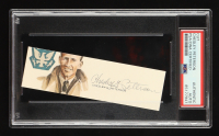 Chesley Peterson Signed Cut Signature with Portrait (PSA) WWII RAF Pilot at PristineAuction.com