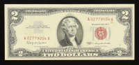 1963 U.S. $2 Legal Tender Note, Red Seal - Fr.1513 (AA Block) at PristineAuction.com