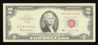 1963 U.S. $2 Legal Tender Note, Red Seal - Fr.1513 (AA Block) at PristineAuction.com