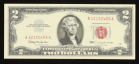 1963 U.S. $2 Legal Tender Note, Red Seal - Fr.1513 (AA Block) at PristineAuction.com
