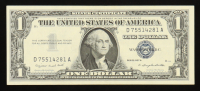 1957-A U.S. $1 Silver Certificate, Blue Seal - Fr.1620 (NA Block) at PristineAuction.com