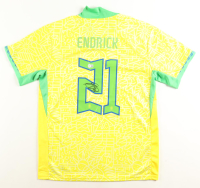 Endrick Signed Brazil Nike Authentic Jersey (Beckett) at PristineAuction.com