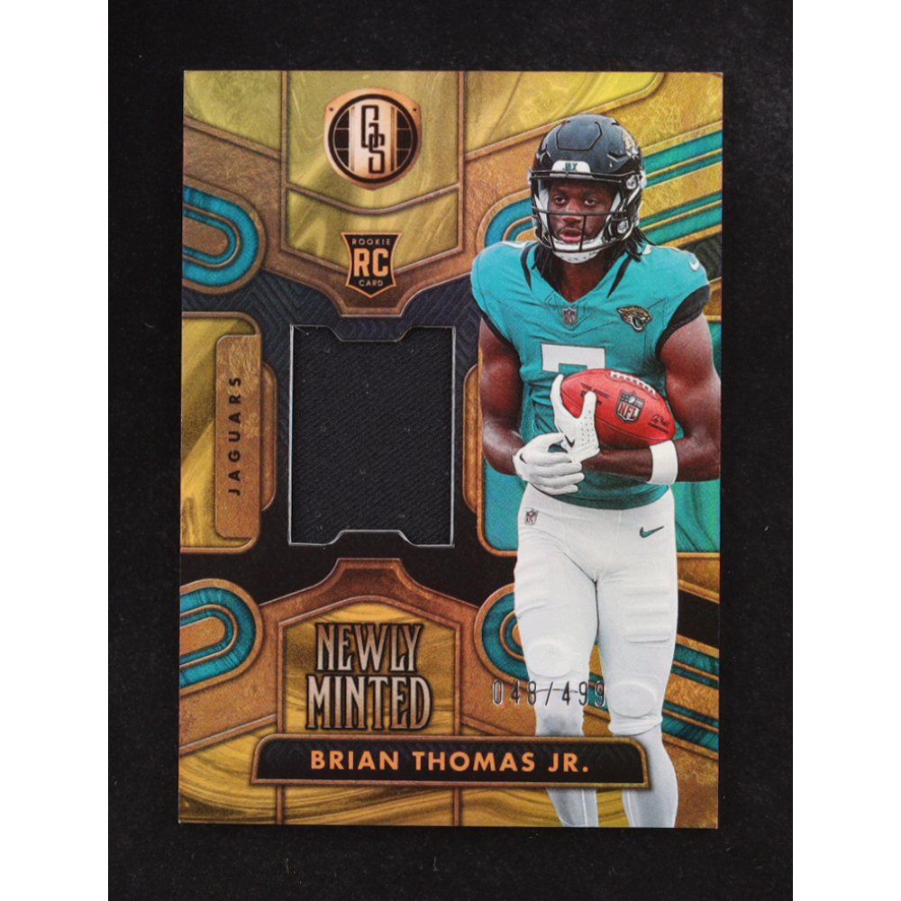 Brian Thomas Jr. 2024 Panini Gold Standard Newly Minted #NMM-BTJ RC #048/499 at PristineAuction.com