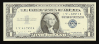 1957-A U.S. $1 Silver Certificate, Blue Seal - Fr.1620 (NA Block) at PristineAuction.com