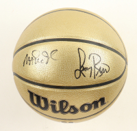 Larry Bird & Magic Johnson Signed NBA Basketball (PSA & Beckett) at PristineAuction.com