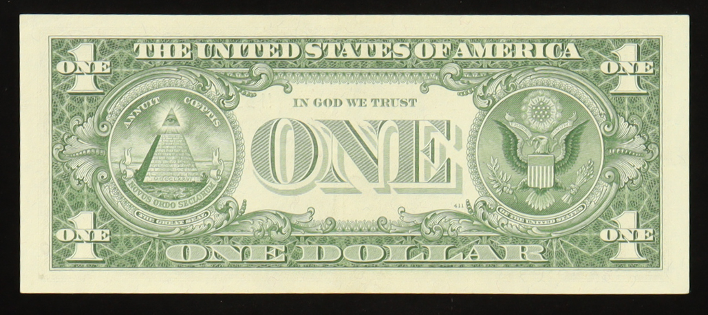 1957-A U.S. $1 Silver Certificate, Blue Seal - Fr.1620 (NA Block) at PristineAuction.com 1957-A U.S. $1 Silver Certificate, Blue Seal - Fr.1620 (NA Block) at PristineAuction.com