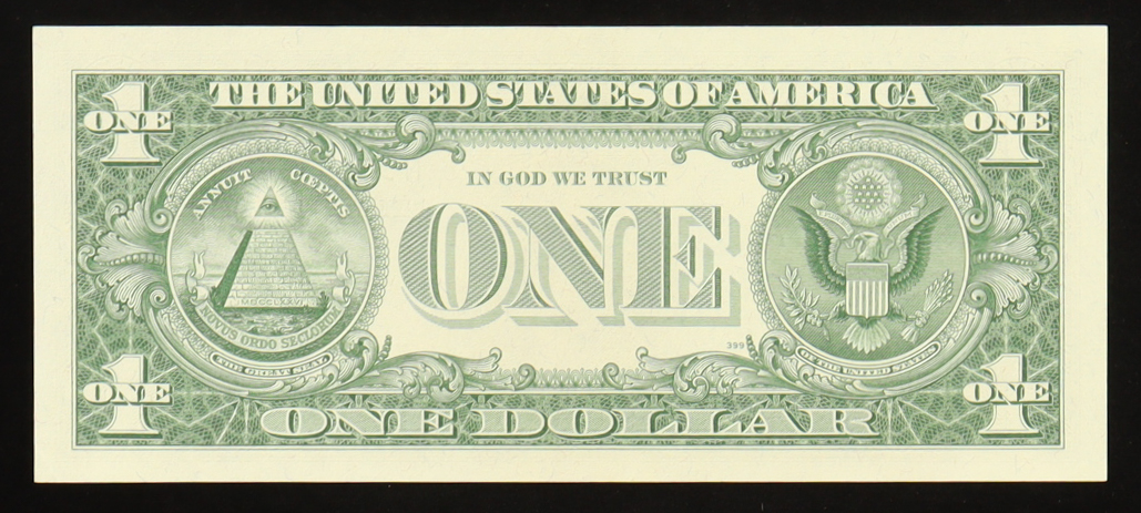 1957-A U.S. $1 Silver Certificate, Blue Seal - Fr.1620 (NA Block) at PristineAuction.com 1957-A U.S. $1 Silver Certificate, Blue Seal - Fr.1620 (NA Block) at PristineAuction.com