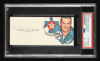 Richard Catledge Signed Cut Signature with Portrait (PSA) Thunderbirds Founding Leader at PristineAuction.com