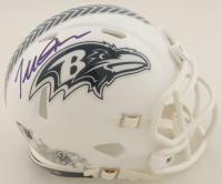 Terrell Suggs Signed Ravens Salute to Service Speed Mini Helmet (Beckett) at PristineAuction.com