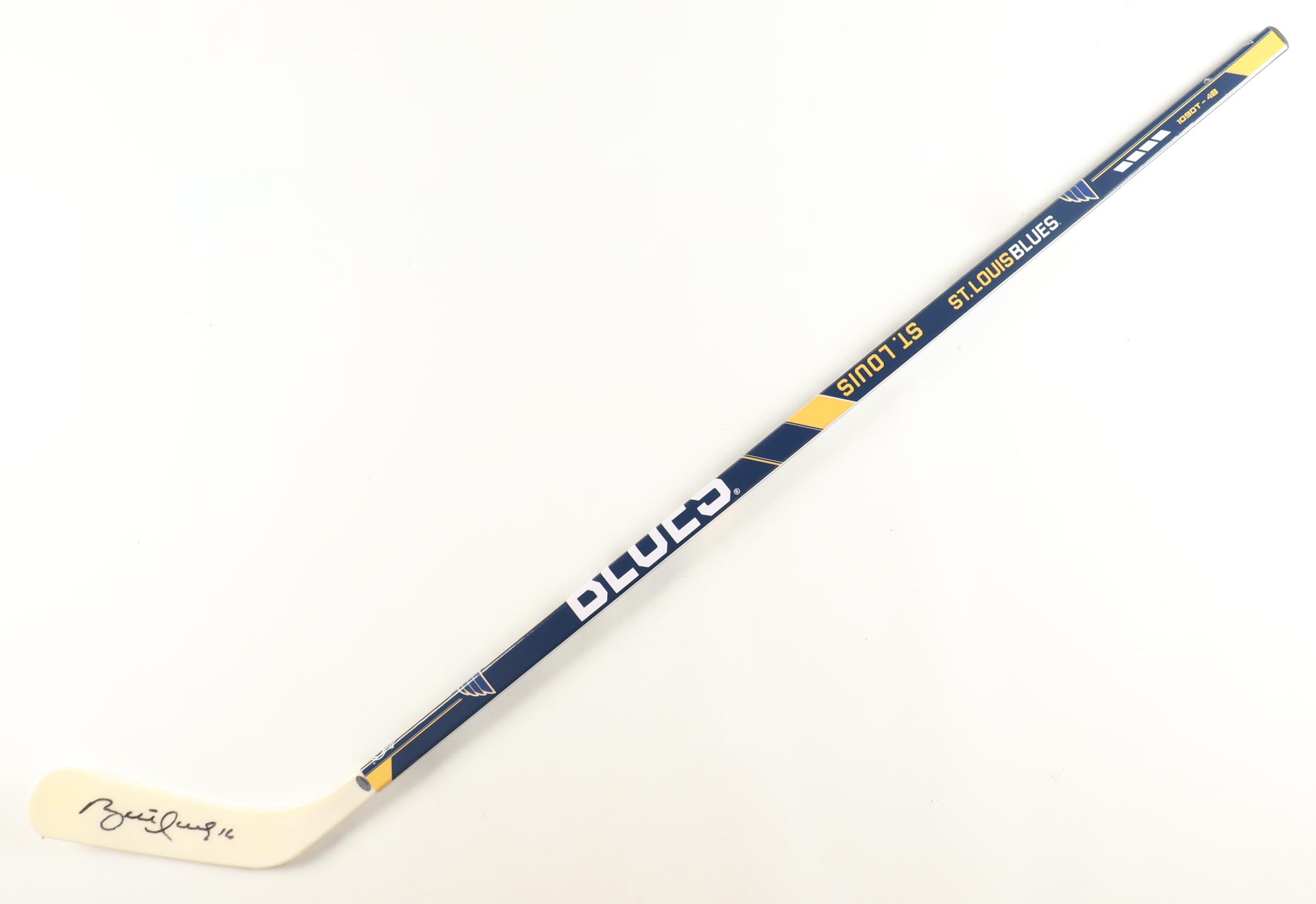 Brett Hull Signed Blues Logo Hockey Stick (Schwartz) at PristineAuction.com Brett Hull Signed Blues Logo Hockey Stick (Schwartz) at PristineAuction.com