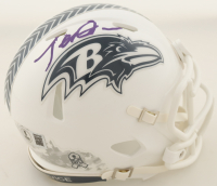 Terrell Suggs Signed Ravens Salute to Service Speed Mini Helmet (Beckett) at PristineAuction.com