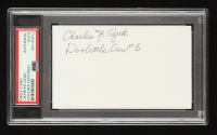 Charles Ozuk Signed Index Card (PSA) WWII Doolittle Raiders Crew #3 at PristineAuction.com