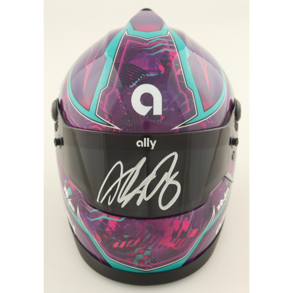 Alex Bowman Signed NASCAR Ally Mini Helmet (PA) at PristineAuction.com