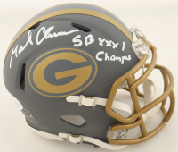 Mark Chmura Signed Packers Slate Alternate Speed Mini Helmet Inscribed "SB XXXI Champs" (JSA) at PristineAuction.com