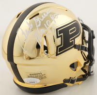Bob Griese Signed Purdue Boilermakers Chrome Alternate Speed Mini Helmet Inscribed "Big 10 POI" (JSA) at PristineAuction.com