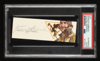 WWII Ace Gabby Gabreski Signed Cut Signature with Portrait (PSA) WWII 56th FG Ace 34.5 Victories at PristineAuction.com