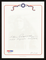 Steve Pisanos Signed Limited Edition Bookplate (PSA) WWII Double Ace at PristineAuction.com