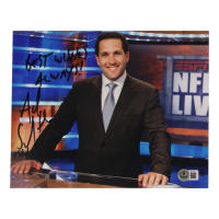 Adam Schefter Signed ESPN 8x10 Photo Inscribed "Best Wishes Always!" & "ESPN" (Beckett) at PristineAuction.com