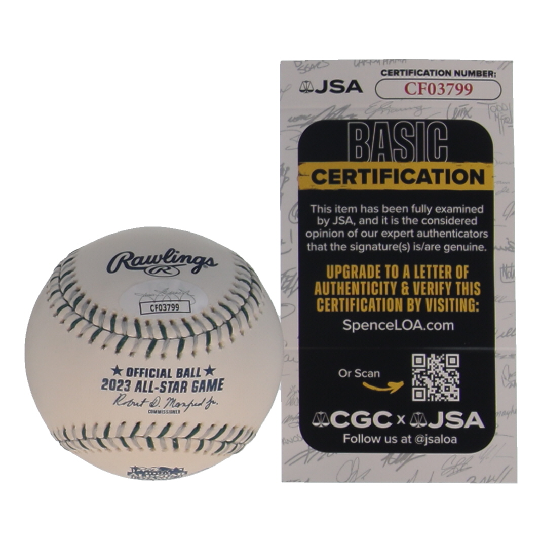 Ozzie Albies Signed 2023 All-Star Game Baseball (JSA) at PristineAuction.com Ozzie Albies Signed 2023 All-Star Game Baseball (JSA) at PristineAuction.com
