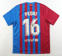 Pedri Signed Barcelona Nike Authentic Jersey (Beckett) at PristineAuction.com