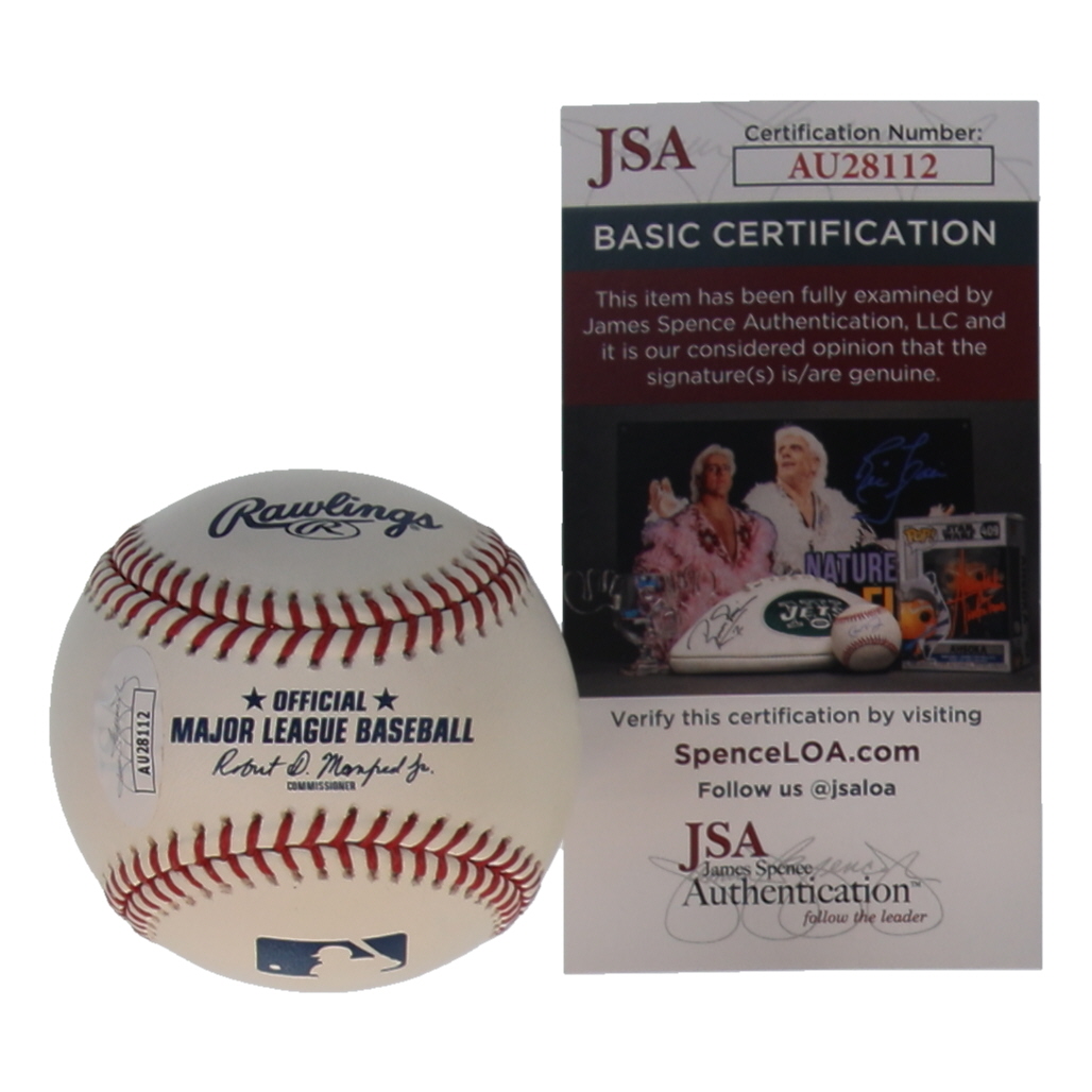 Samuel Basallo Signed OML Baseball (JSA) at PristineAuction.com Samuel Basallo Signed OML Baseball (JSA) at PristineAuction.com