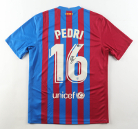 Pedri Signed Barcelona Nike Authentic Jersey (Beckett) at PristineAuction.com