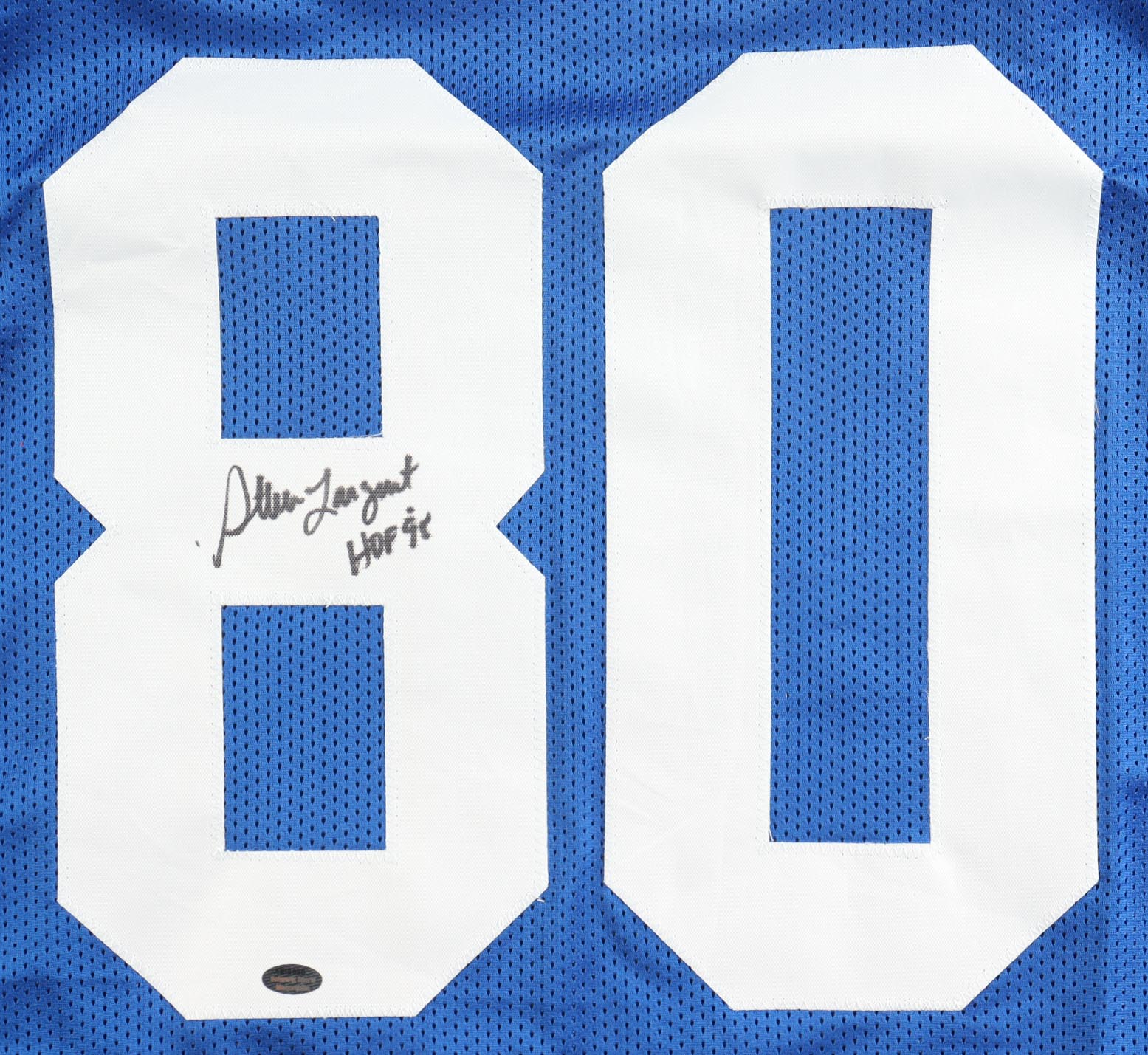 Steve Largent Signed Jersey Inscribed "HOF '95" (Schwartz) at PristineAuction.com Steve Largent Signed Jersey Inscribed "HOF '95" (Schwartz) at PristineAuction.com