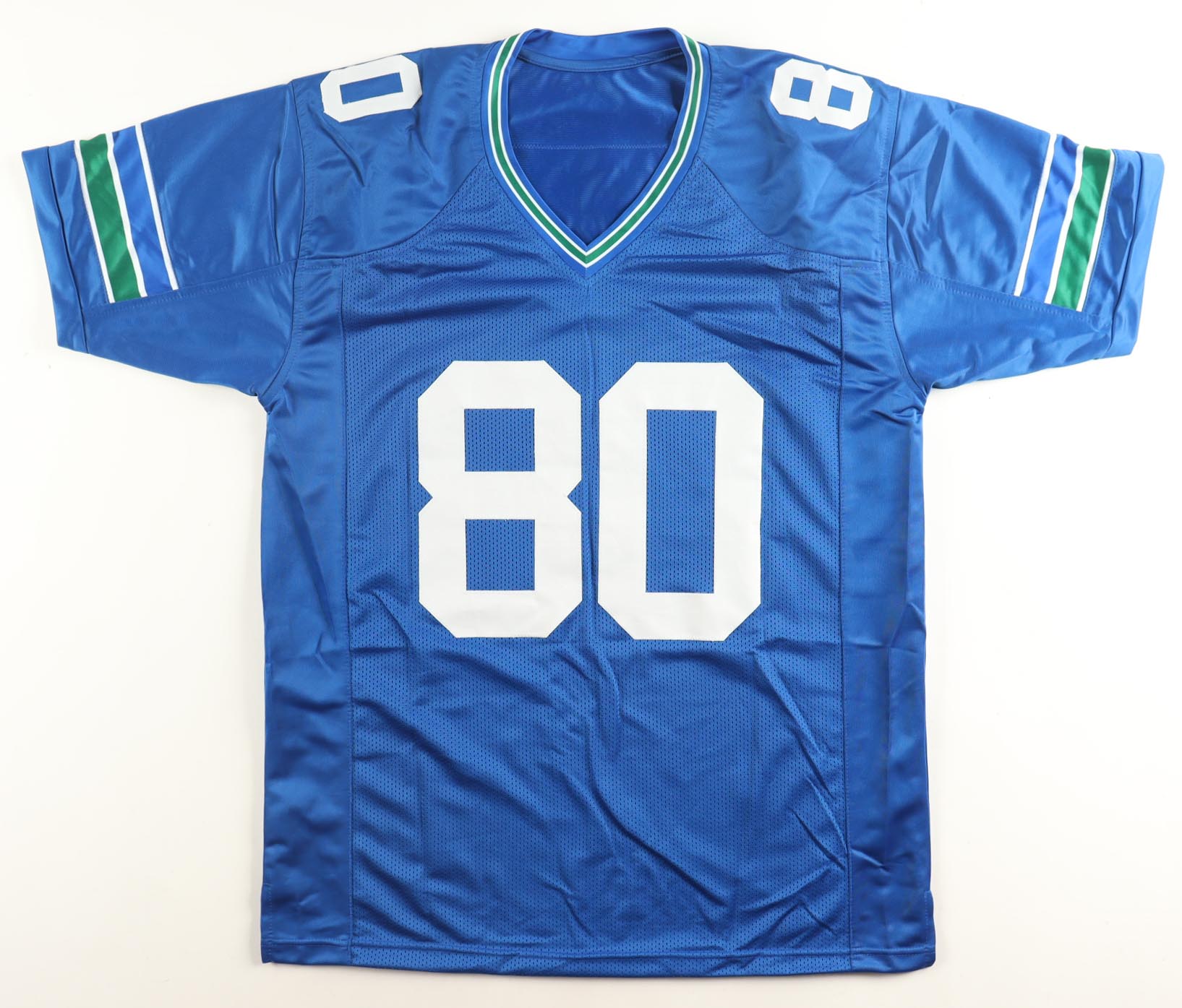 Steve Largent Signed Jersey Inscribed "HOF '95" (Schwartz) at PristineAuction.com Steve Largent Signed Jersey Inscribed "HOF '95" (Schwartz) at PristineAuction.com