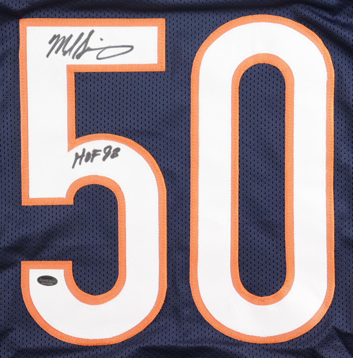 Mike Singletary Signed Jersey Inscribed "HOF 98" (Schwartz) at PristineAuction.com Mike Singletary Signed Jersey Inscribed "HOF 98" (Schwartz) at PristineAuction.com