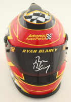 Ryan Blaney Signed NASCAR Advance Auto Parts Mini Helmet (PA) at PristineAuction.com