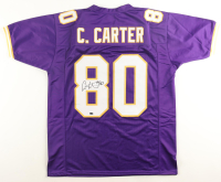 Cris Carter Signed Jersey (Schwartz) at PristineAuction.com